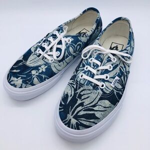 VANS OFF THE WALL - UNISEX FLORAL DENIM SNEAKERS